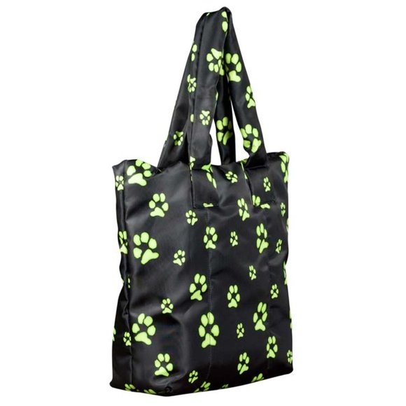 Betsey Johnson Nylon Neon Paw Print NS Tote - Picture 2 of 2